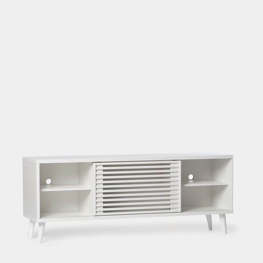 Mueble TV 136 en madera color blanco Palm -  Klast