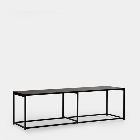 Mueble TV 140 en metal negro Liv -  Klast