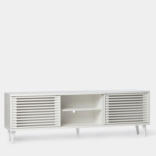 Mueble TV 180 en madera color blanco Palm -  Klast