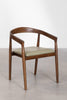 Pack de 4 sillas de comedor en piel Visby Verde Bambú -  SKLUM