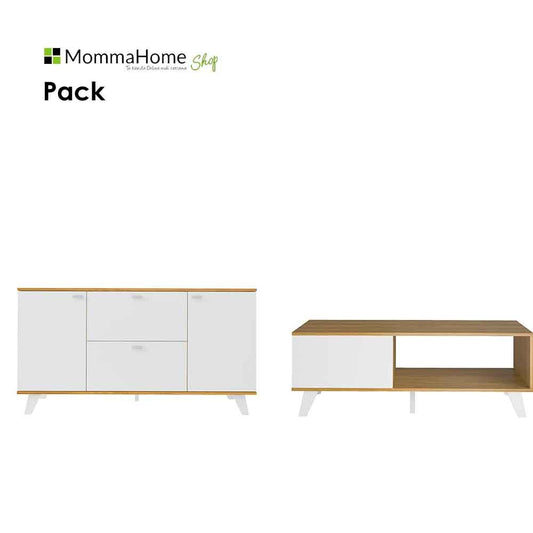 Pack Quiatur aparador + mesa centro - Momma Home