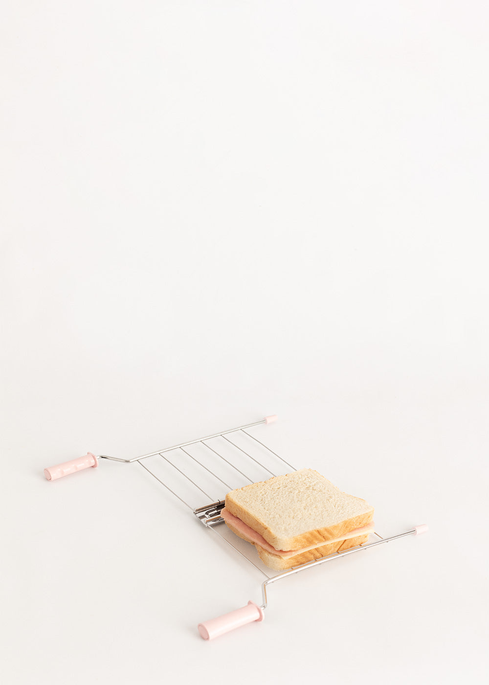 PACK TOAST RETRO Pequeña Tostadora para rebanadas anchas + 2 PINZAS DE REJILLA para sándwiches