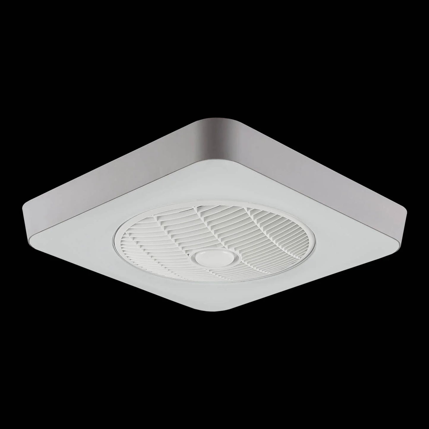 Lúzete - Plafón Ventilador Led 40 W Regulable Wi Fi Plata Tulipan