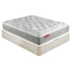Pack de colchón de muelles ensacados y canapé abatible de color glaciar - SLEEP+AP11518 - 150x200