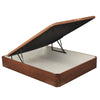 Canapé abatible de madera de color cerezo - NATURBOX CEREZO - 120x190