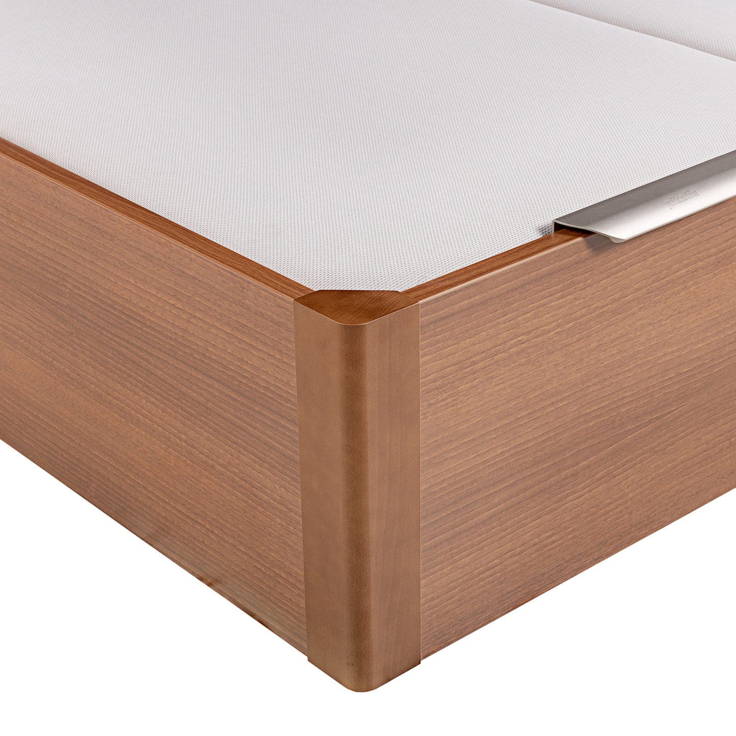 Canapé abatible de madera de alta capacidad tapa doble de color cerezo - DESIGN - 150x190