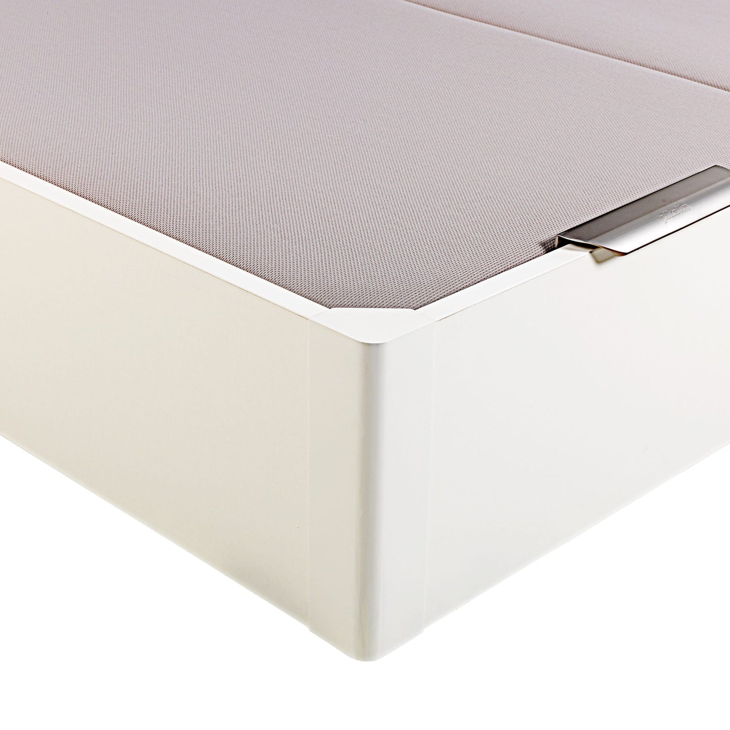 Canapé abatible de madera de alta capacidad tapa doble de color blanco - DESIGN - 150x210