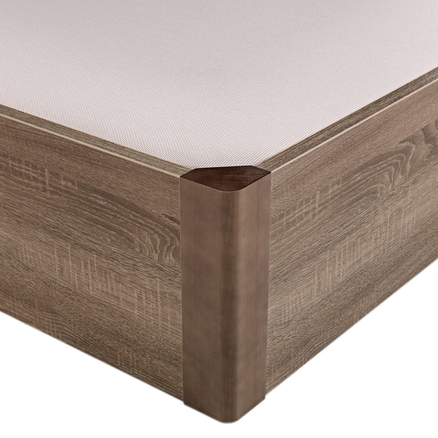 Canapé abatible de madera tapa única de color roble - DESIGN - 90x190