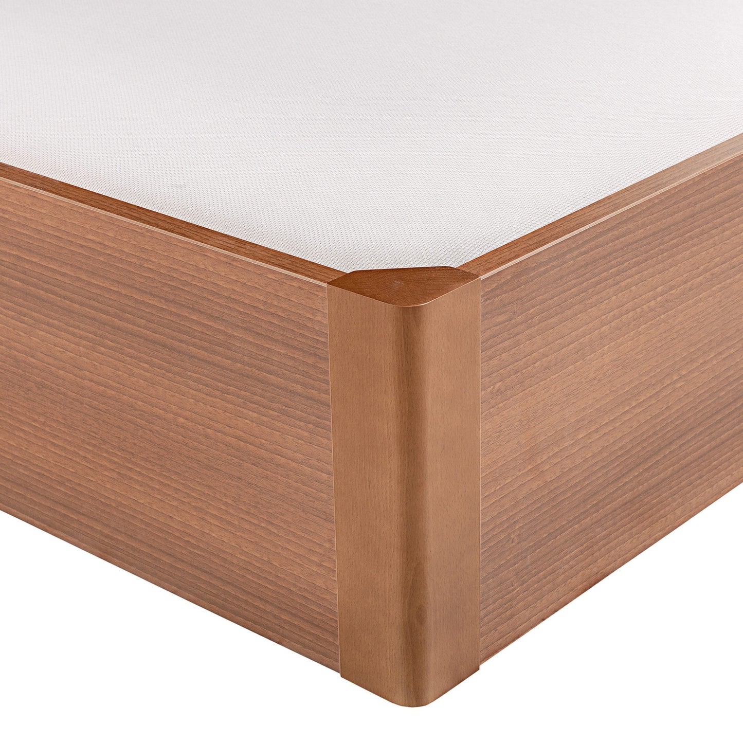 Canapé abatible de madera tapa única de color cerezo - DESIGN - 135x220