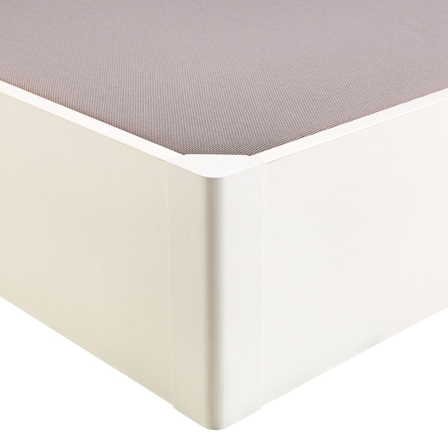 Canapé abatible de madera tapa única de color blanco - DESIGN - 160x200
