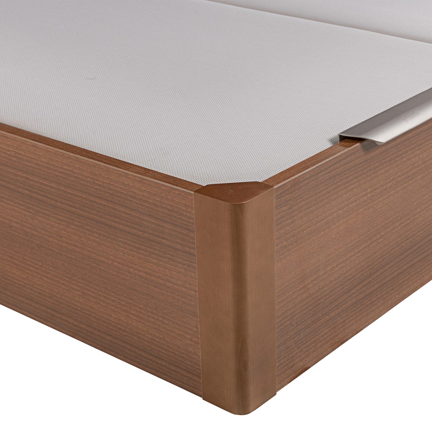 Canapé abatible de madera de tapa doble de color cerezo - DESIGN - 180x210