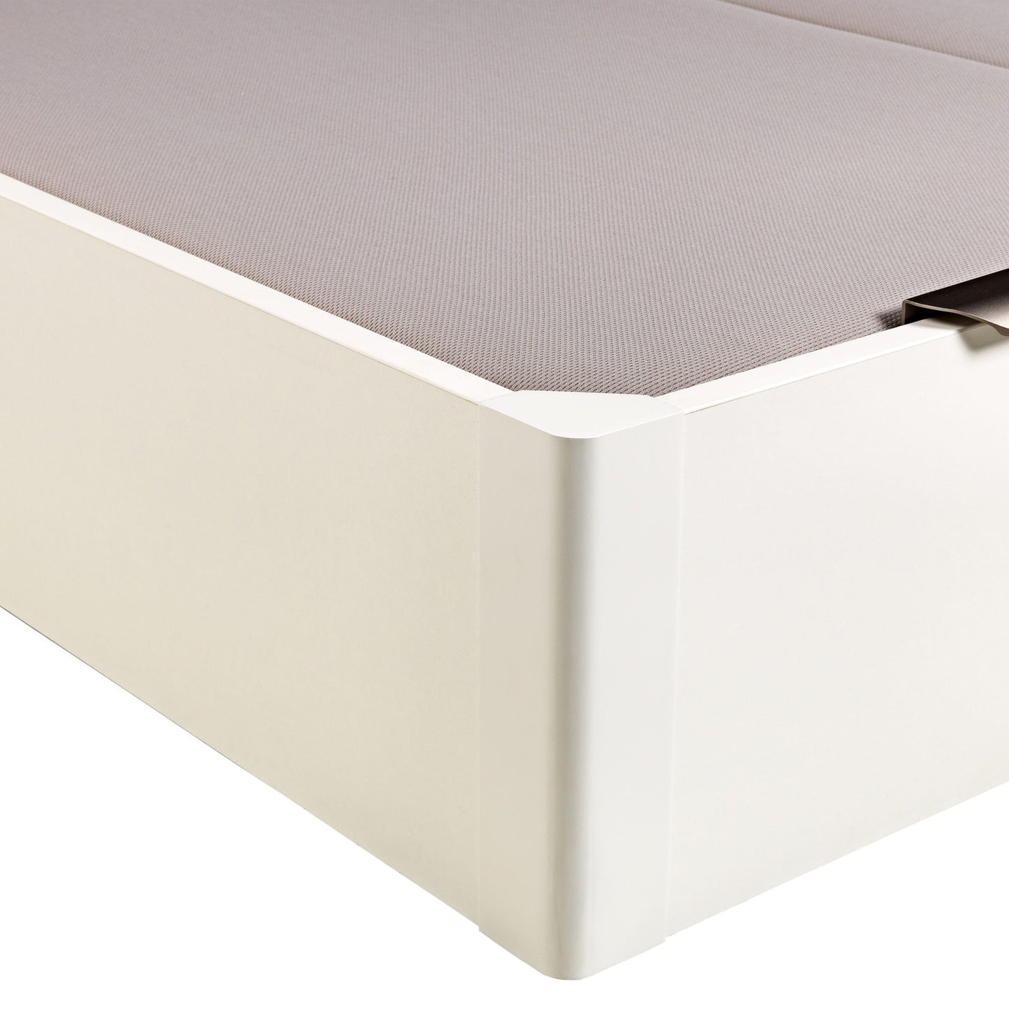 Canapé abatible de madera de tapa doble de color blanco - DESIGN - 160x190