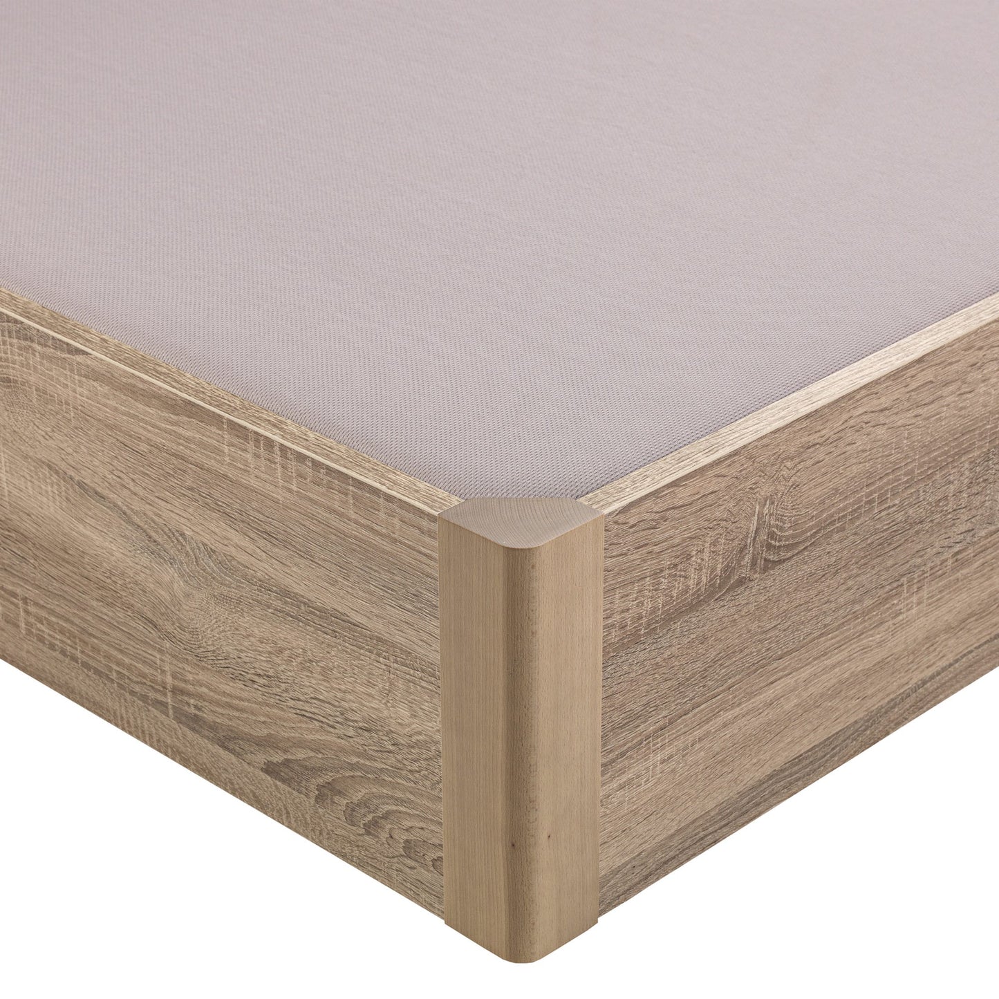 Canapé abatible de madera eléctrico tapa única de color natural - DESIGN - 160x182