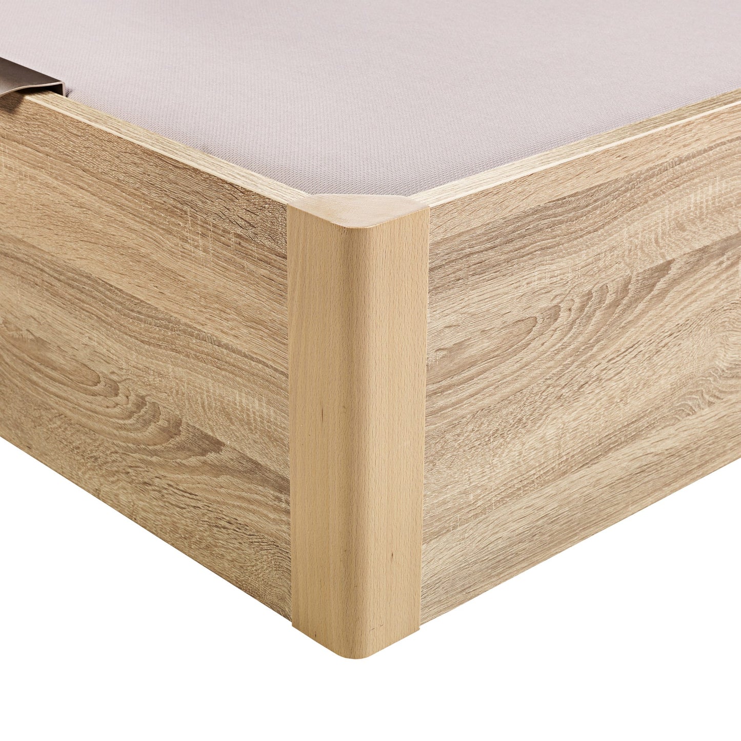 Canapé abatible de madera juvenil de color natural - DESIGN JUV - 90x200