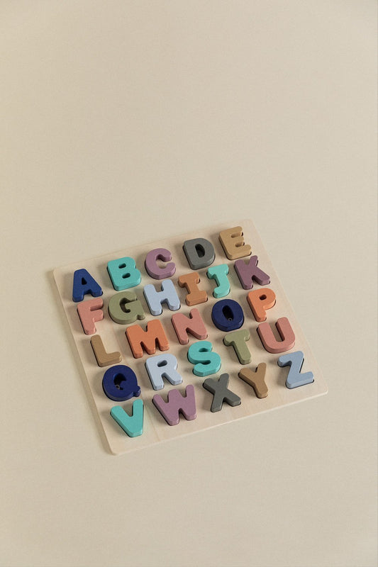 Puzzle con Letras de Madera Zetin Kids Multicolor Fresh -  SKLUM