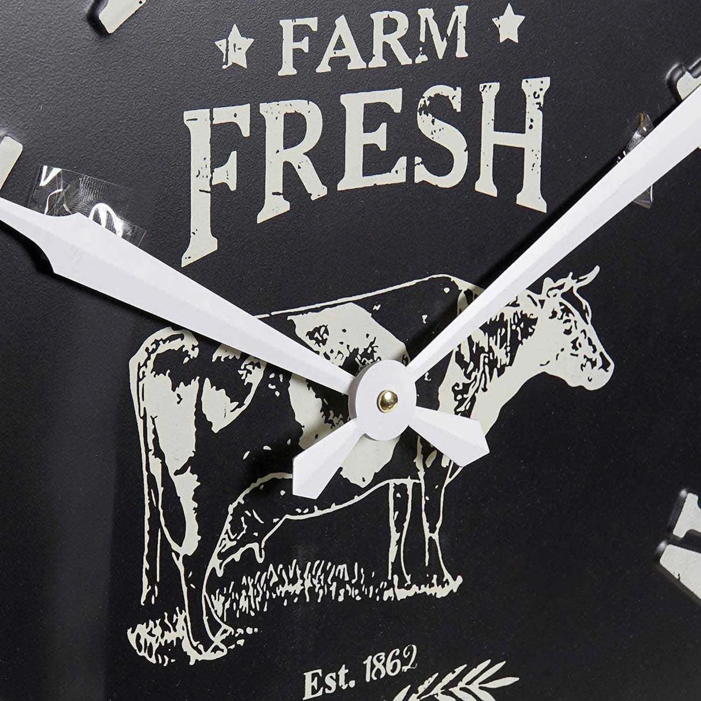 Lúzete - Reloj Pared Metal Mdf Farm Fresh
