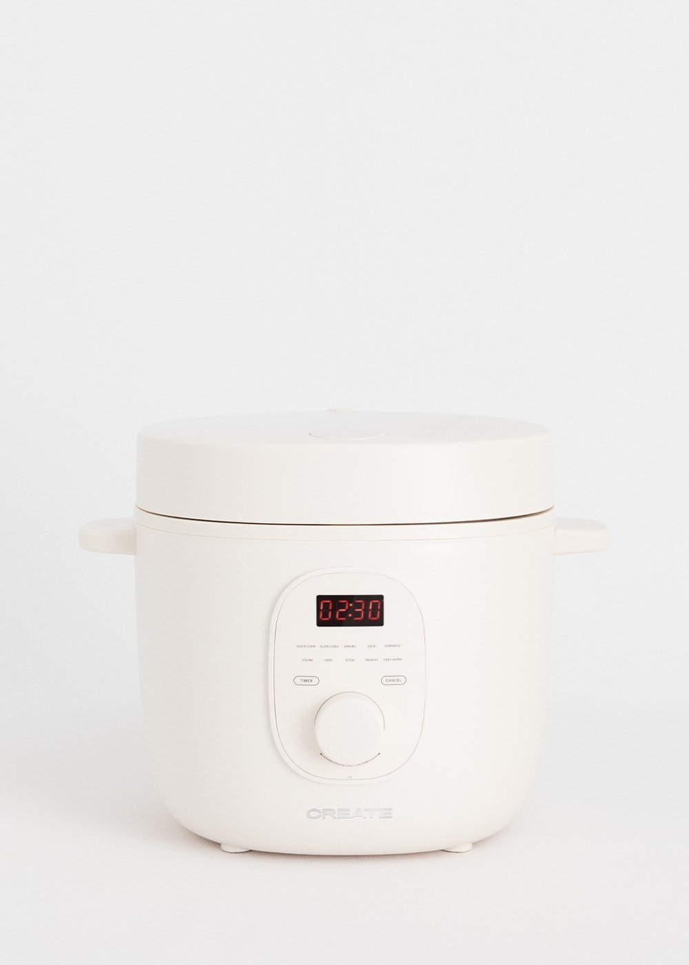 RICE COOKER STUDIO - Arrocera eléctrica de 2L con cesta vaporera