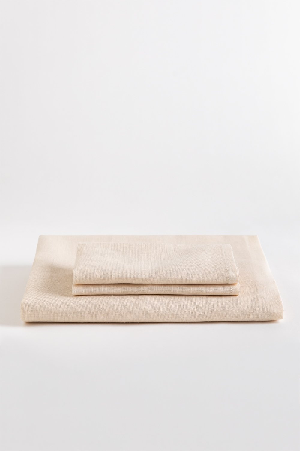 Set de 2 Servilletas en Lino Zendan Beige Nude -  SKLUM