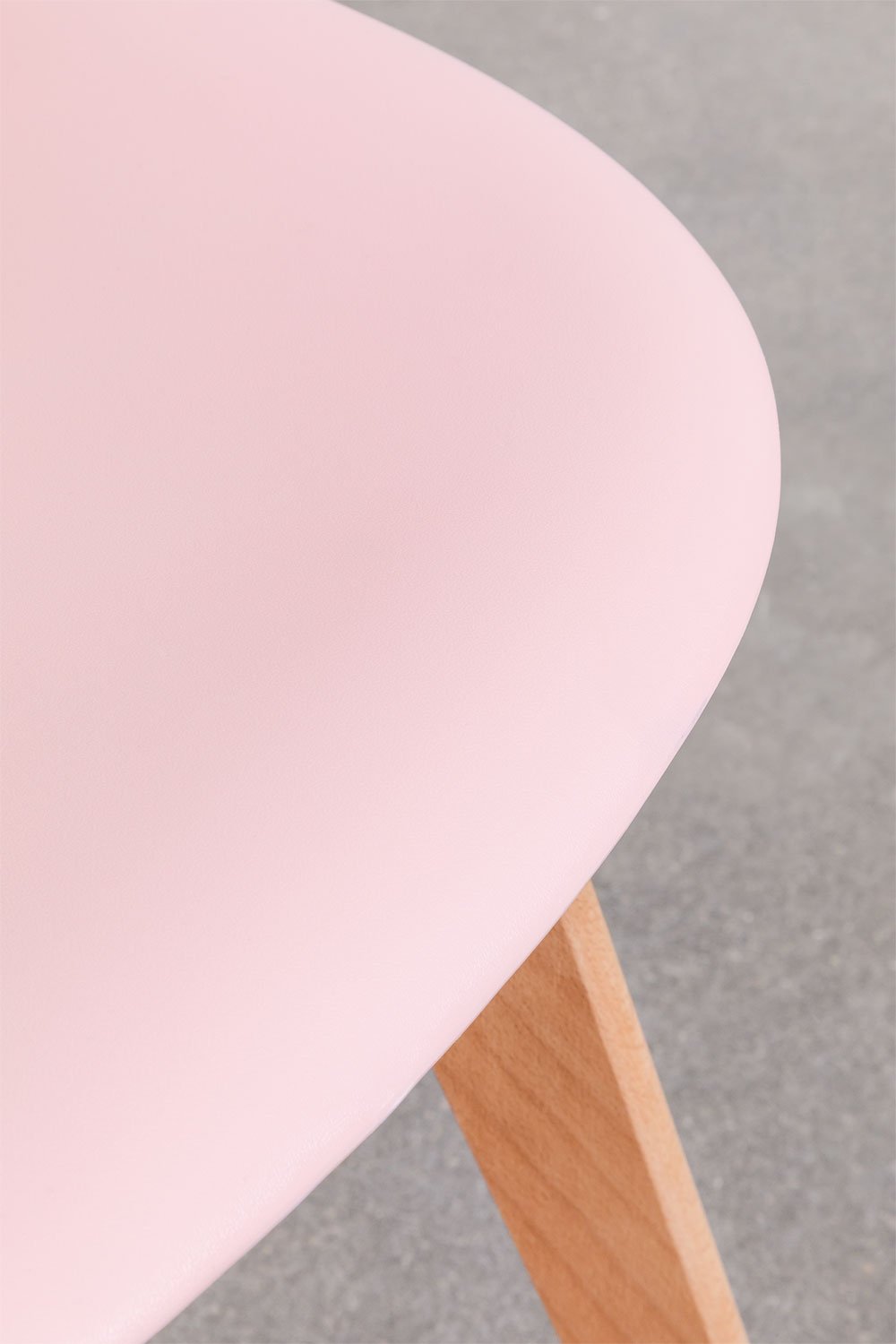 Silla de comedor Scand Nordic Rosa Algodón de Azúcar -  SKLUM