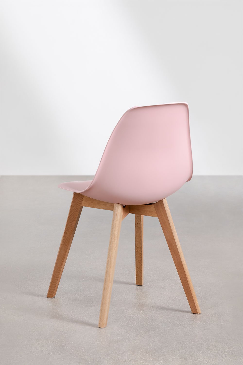 Silla de comedor Scand Nordic Rosa Algodón de Azúcar -  SKLUM