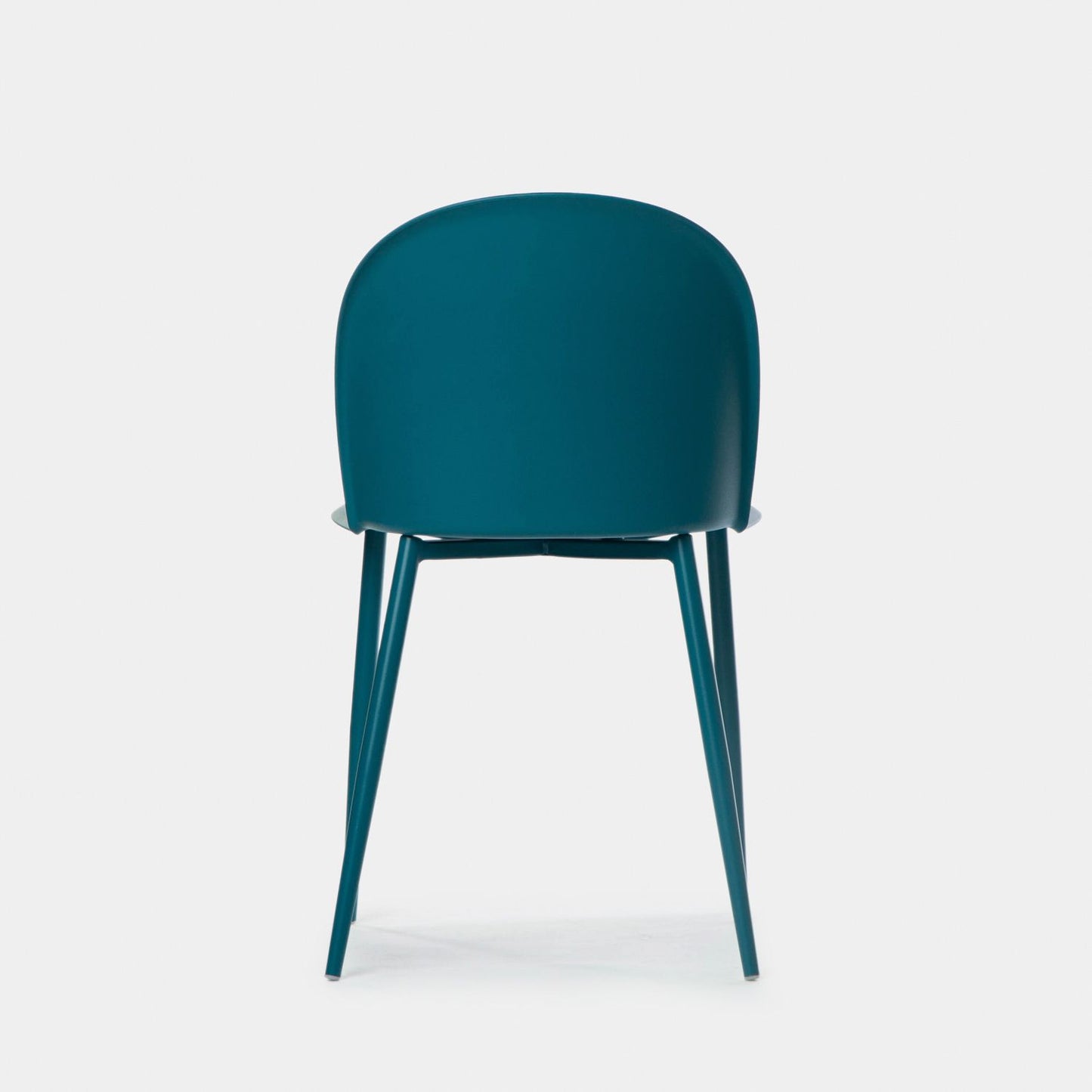 Silla de comedor en polipropileno azul Clark -  Klast