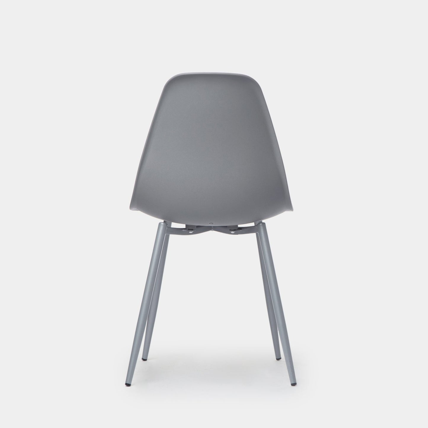 Silla de comedor en polipropileno gris Nina -  Klast