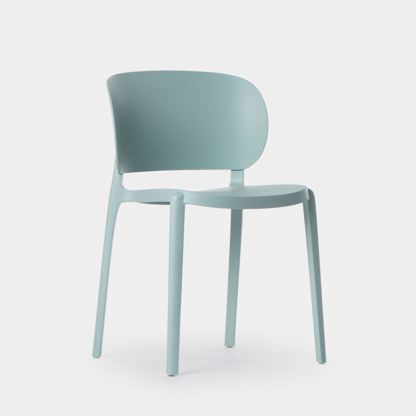 Silla de comedor en polipropileno menta Jana -  Klast