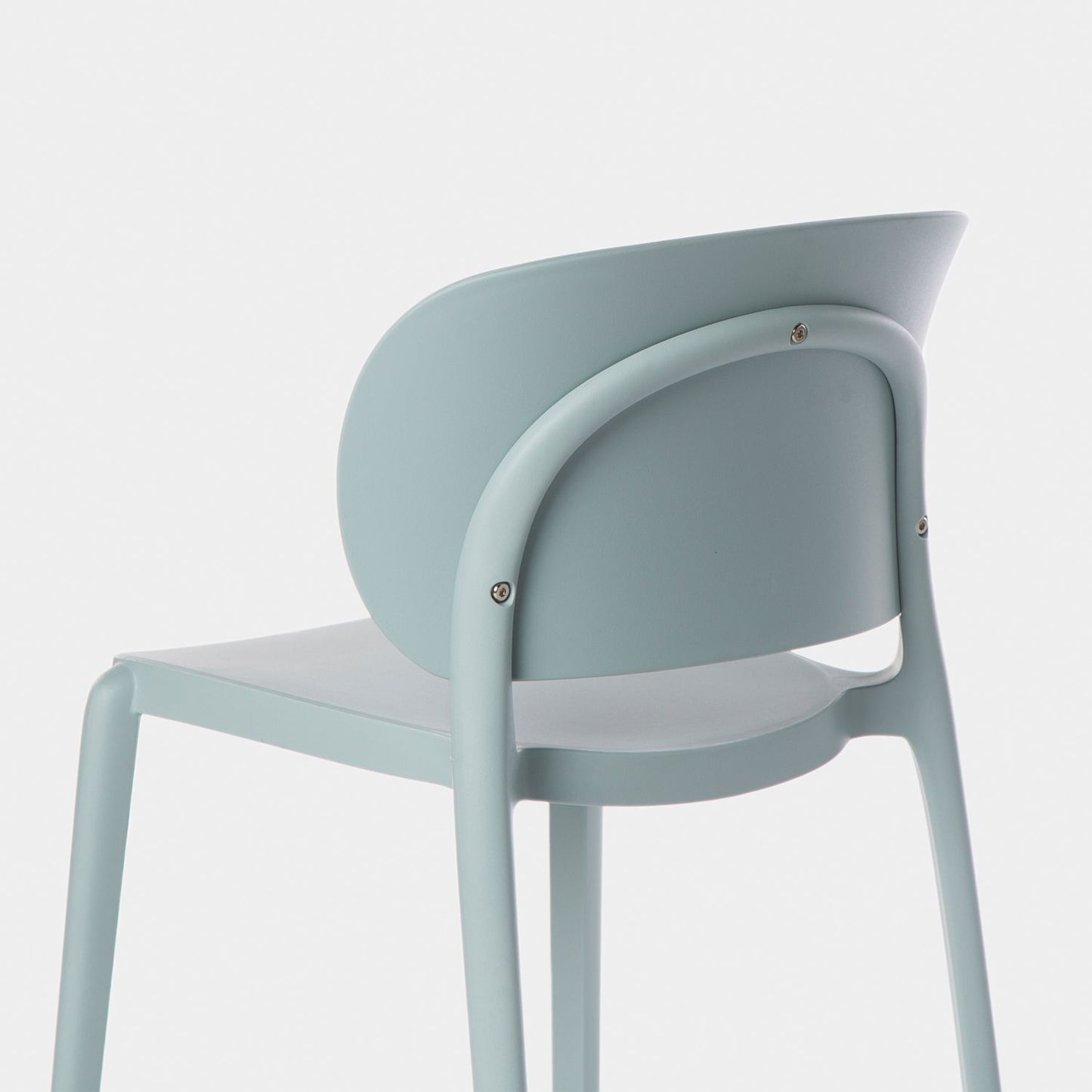 Silla de comedor en polipropileno menta Jana -  Klast