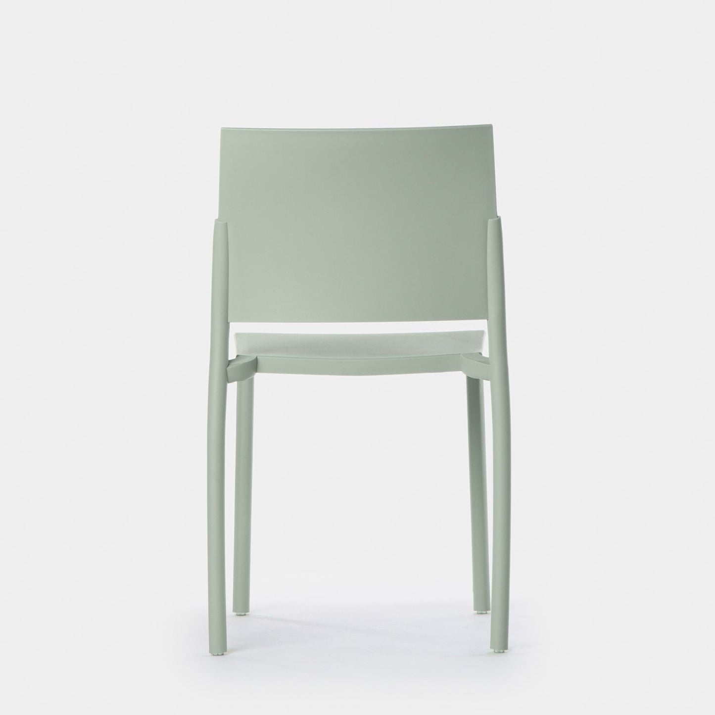 Silla de comedor en polipropileno verde Jeven -  Klast