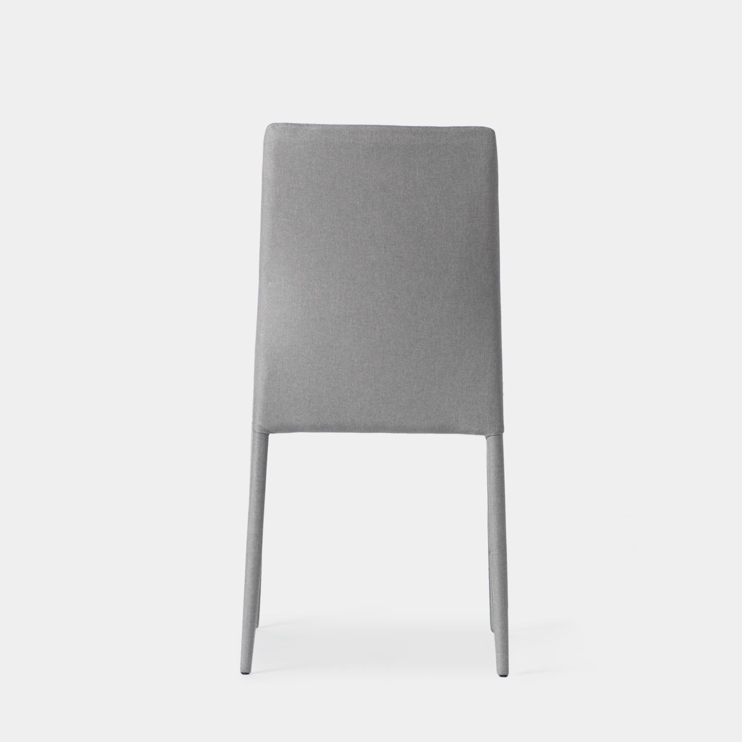 Silla de comedor tapizada gris topo Quinn -  Klast