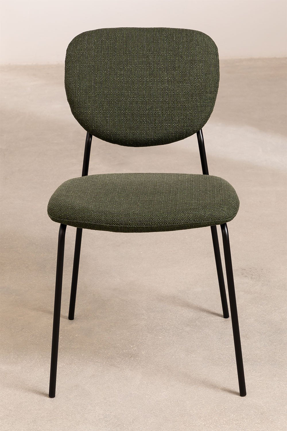 Silla de Comedor Apilable Taris Verde Army -  SKLUM