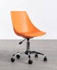 Silla de Oficina con Ruedas y Regulable Stile Naranja - The Masie