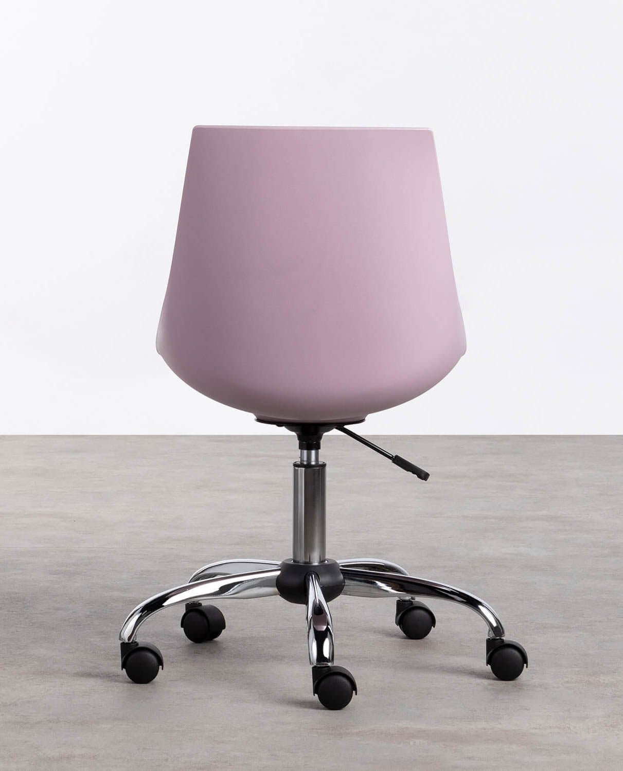 Silla de Oficina con Ruedas y Regulable Stile Morado rosa - The Masie