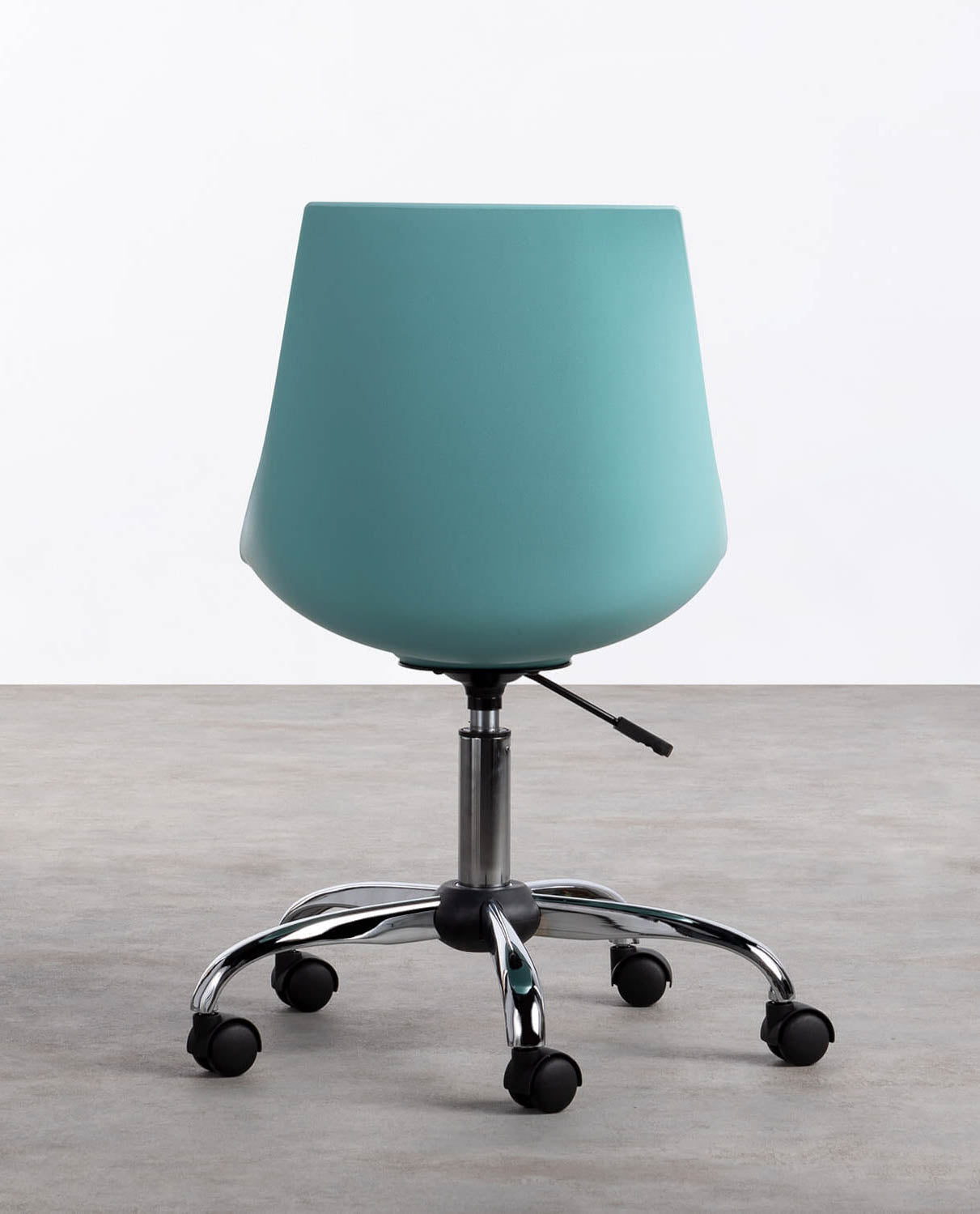 Silla de Oficina con Ruedas y Regulable Stile Verde mar - The Masie