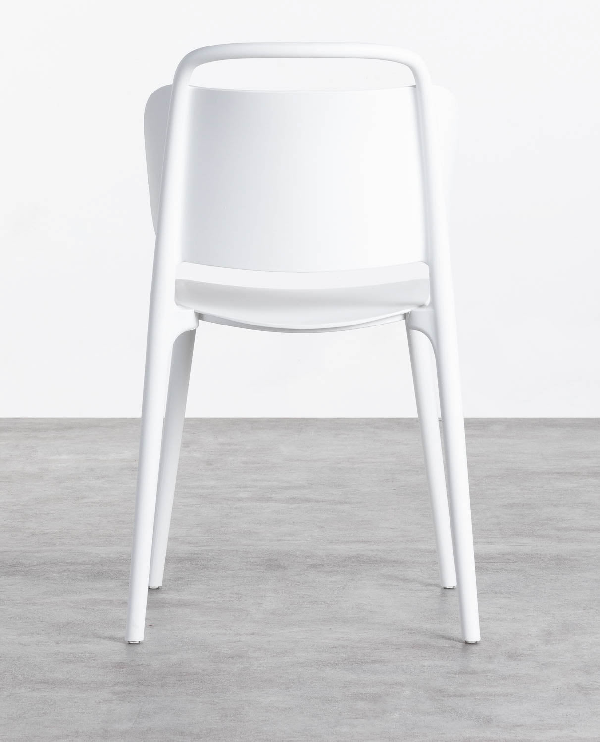 Silla de Exterior en Polipropileno Kole Blanco Polar - The Masie