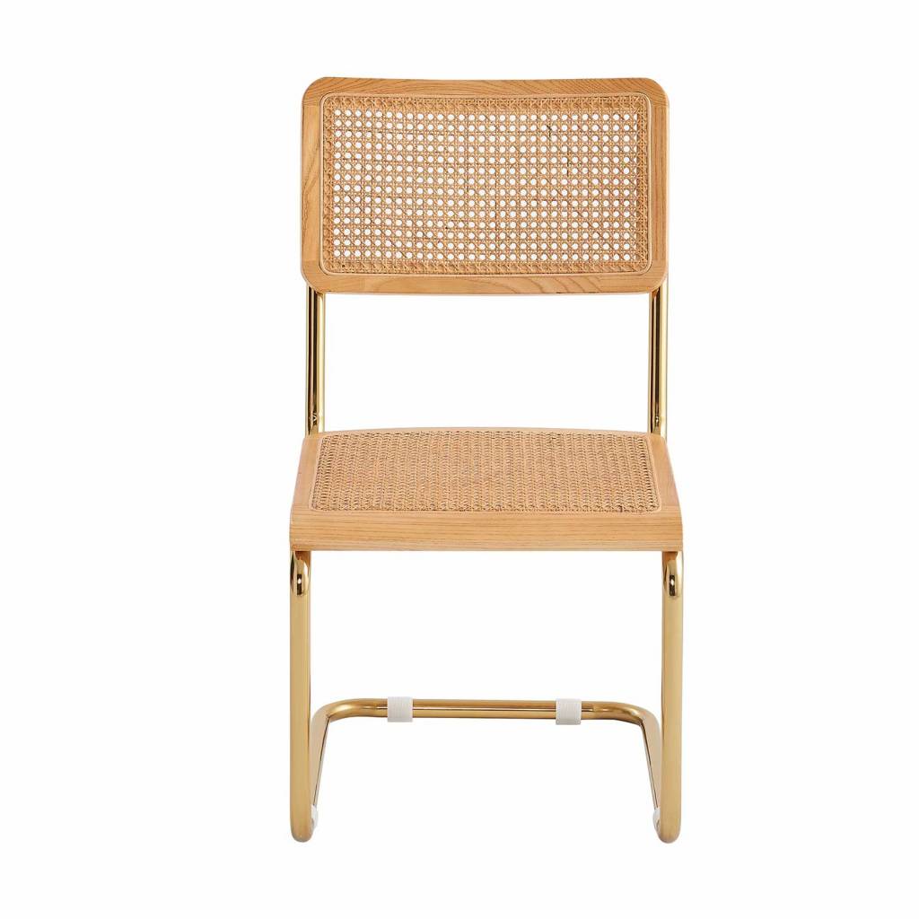 Silla Zulma Natural Gold