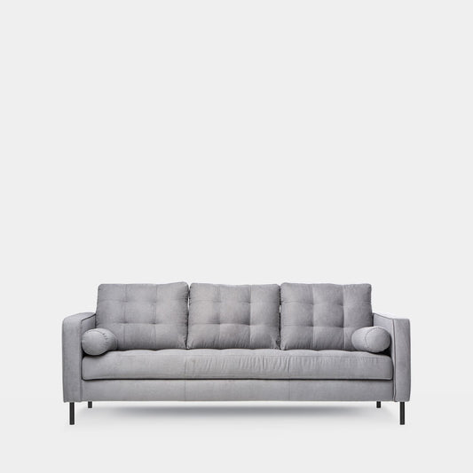 Sofá de 3 plazas gris Margot -  Klast