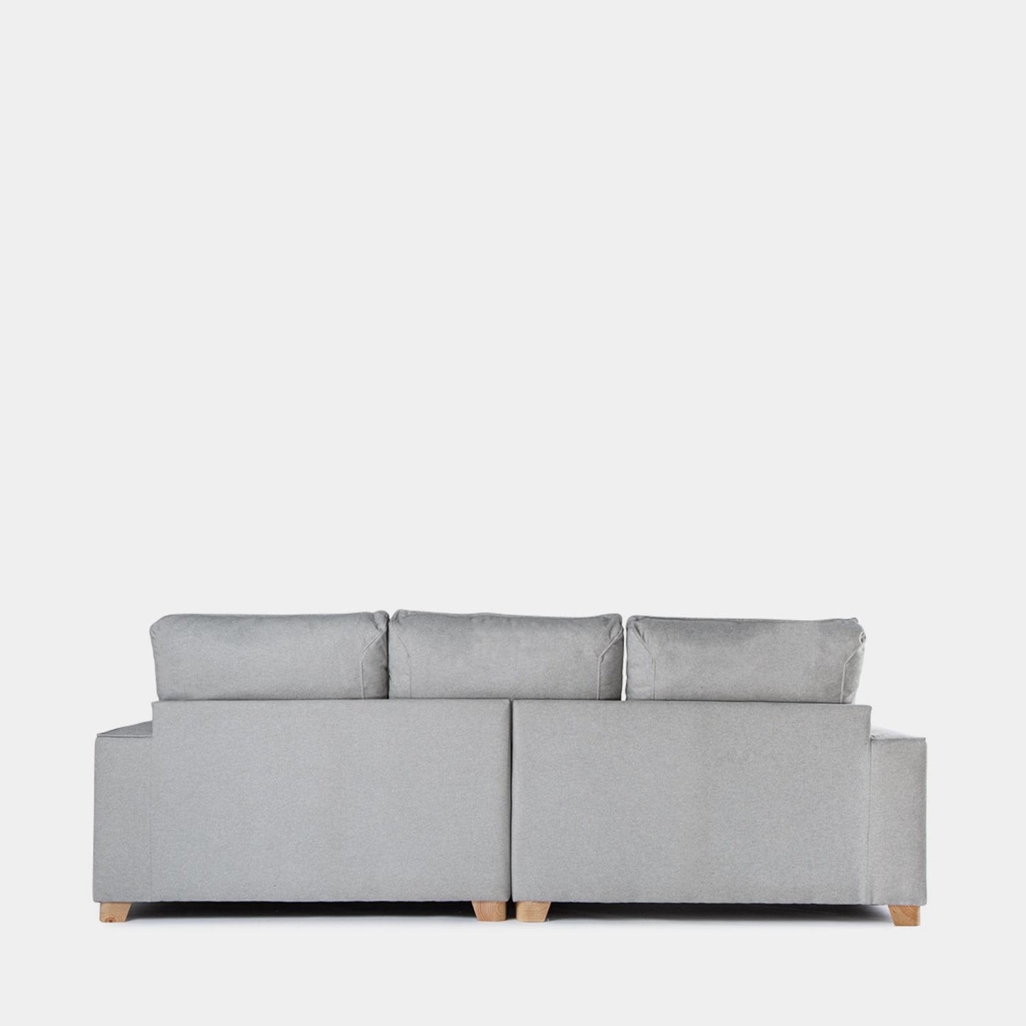 Sofá modular de 3 plazas gris Grace -  Klast