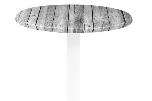 Tablero de mesa Werzalit Alemania, ANTIQUE WHITE 202, 70 cms de diámetro*. - SDM