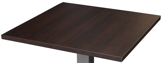 Tablero de mesa WOOD-80C, chapado haya, barnizado wengué, 80 x 80 cms* - SDM