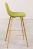 Taburete Alto Glamm ↑75 cm Verde Pistacho Madera Natural -  SKLUM