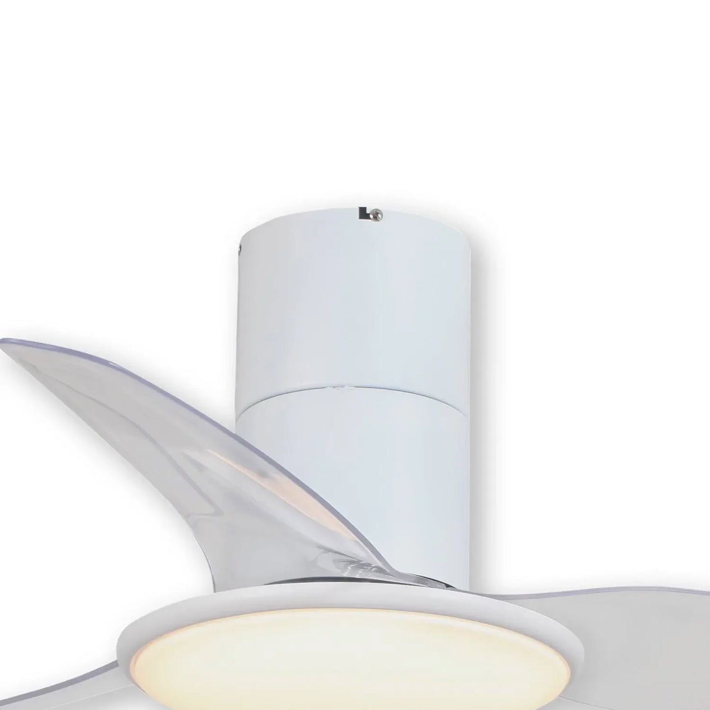 Lúzete - Ventilador De Techo Con Luz Led 24 W Regulable Blanco Isolde