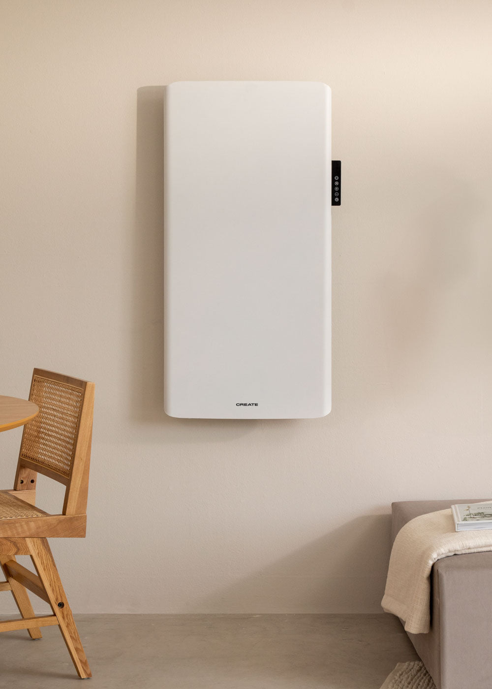 WARM CLEAR - Convector eléctrico de pared con Wifi