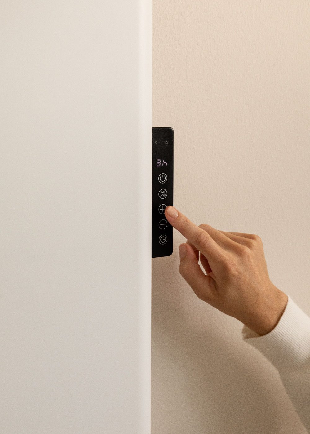 WARM CLEAR - Convector eléctrico de pared con Wifi