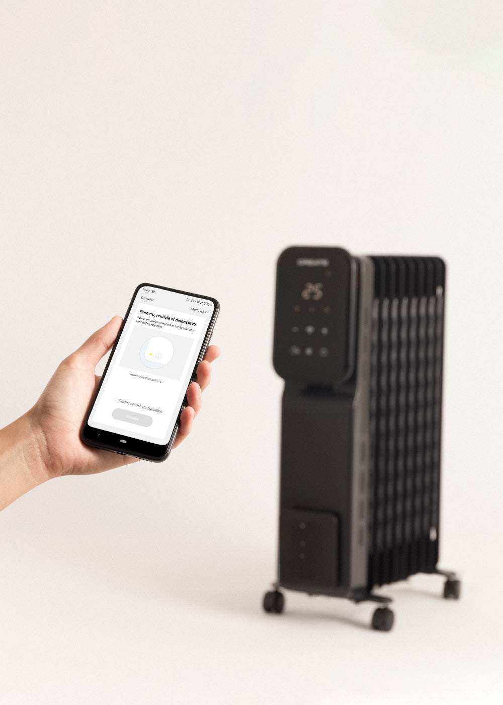 WARM CONNECT 2000W - Radiador de aceite eléctrico con WiFi