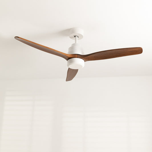 WIND STYLANCE - Ventilador de techo 40W silencioso Ø132 cm 100% madera