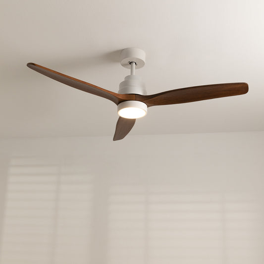 WIND STYLANCE - Ventilador de techo 40W silencioso Ø132 cm 100% madera