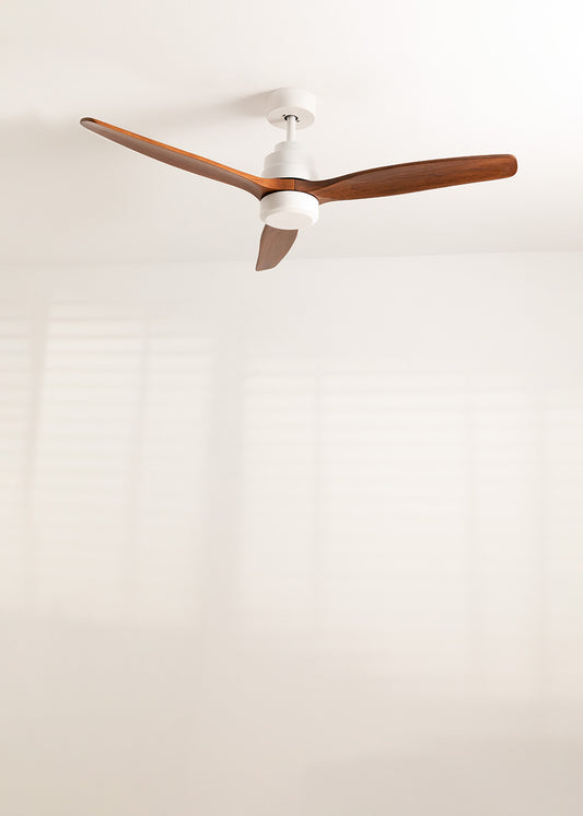 WIND STYLANCE - Ventilador de techo 40W silencioso Ø132 cm 100% madera