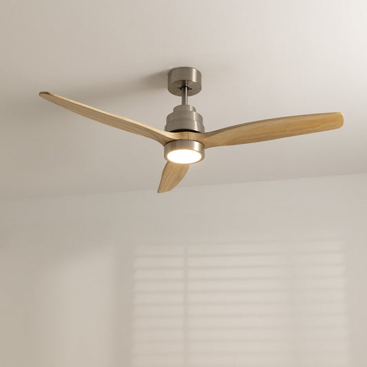 WIND STYLANCE - Ventilador de techo 40W silencioso Ø132 cm 100% madera