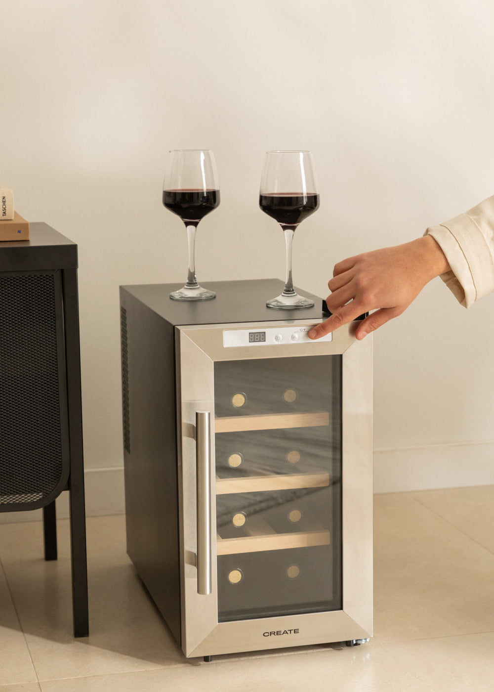 WINECOOLER WOOD S - Vinoteca de 8 botellas